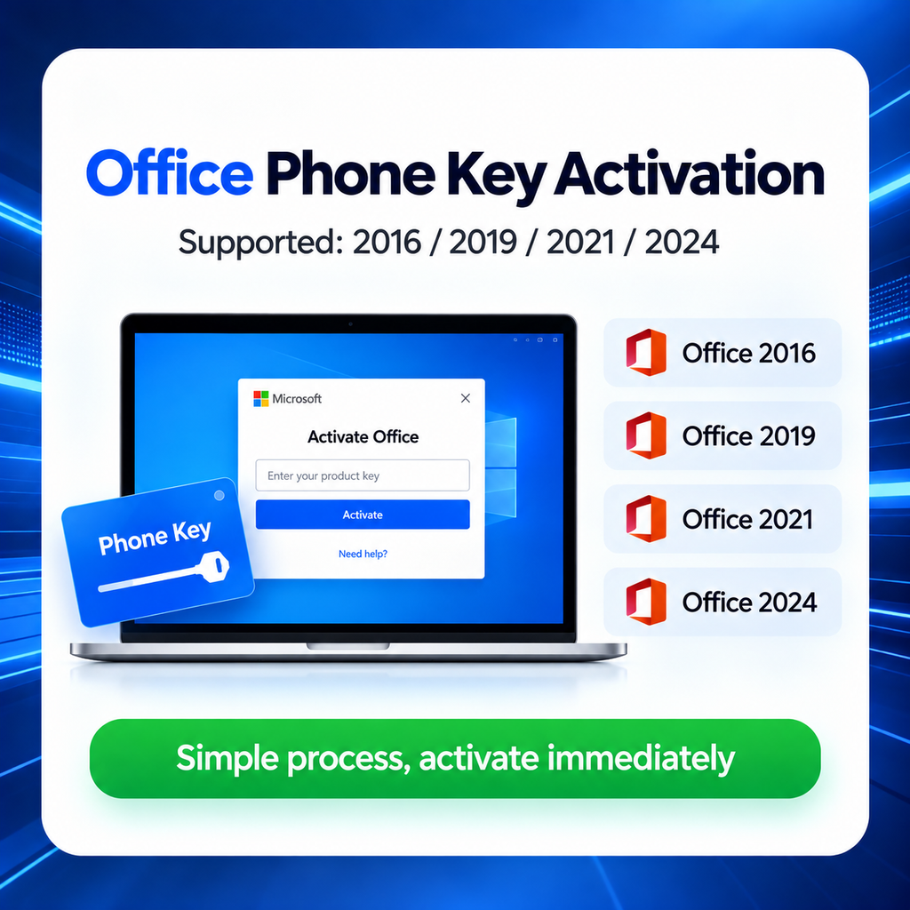 Office 2016 Pro Plus Permanen Windows 7/10/11 32/64 Bit VB Macro
