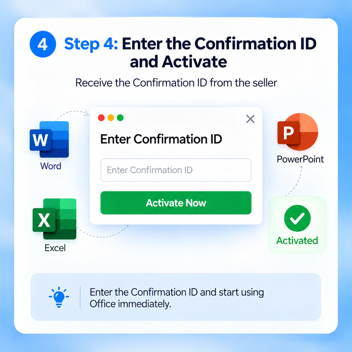 Microsoft Office 2019 Pro Plus Lifetime Activation for Windows